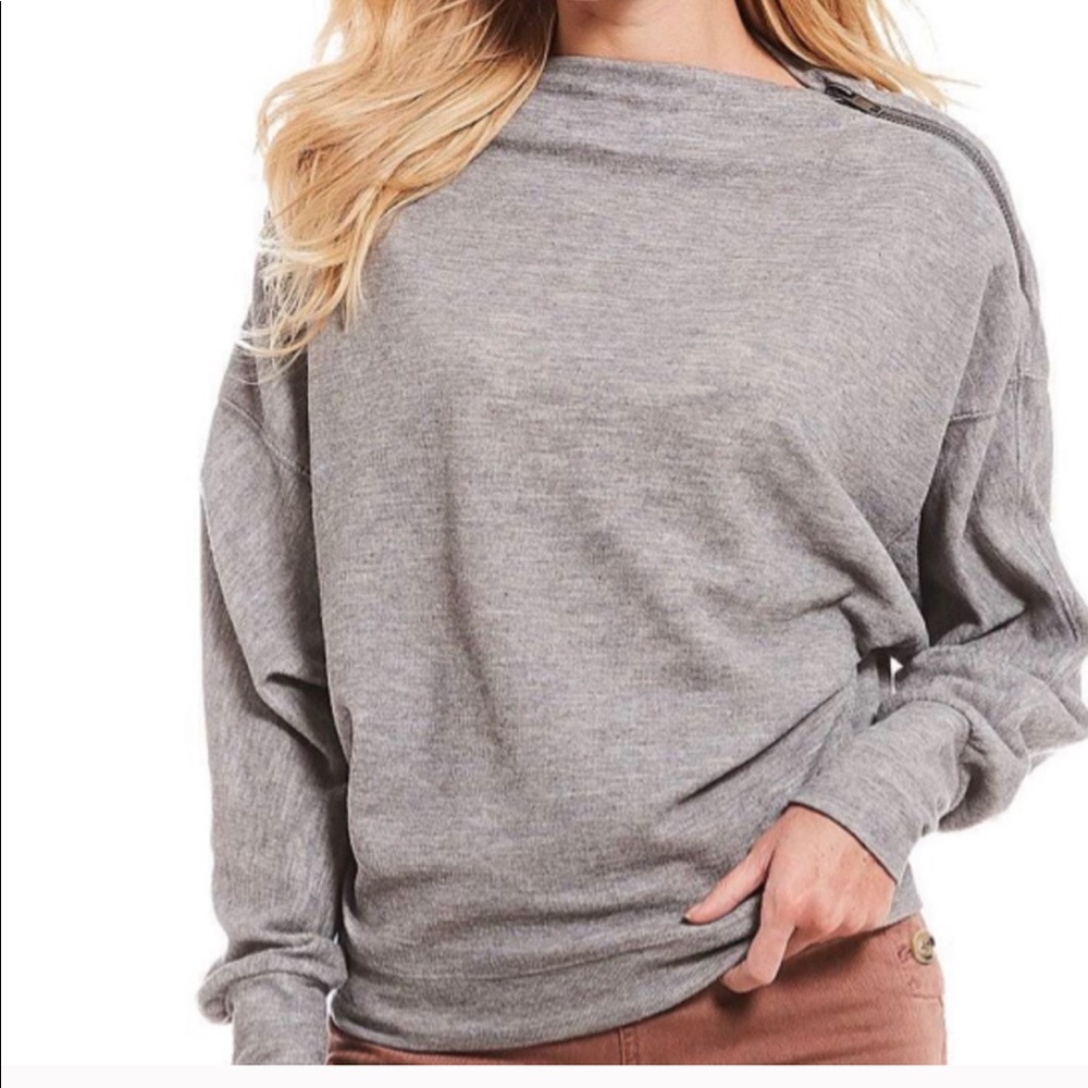 Free people grey sweater